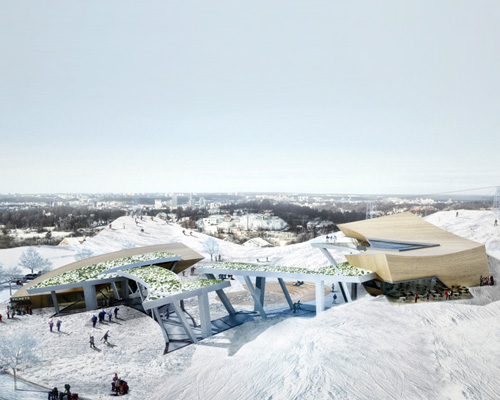 daniel libeskind plans vilnius beacon ski center in lithuania