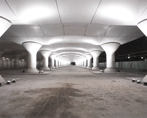 pablo valbuena turns desolate paris station into experiential light canvas