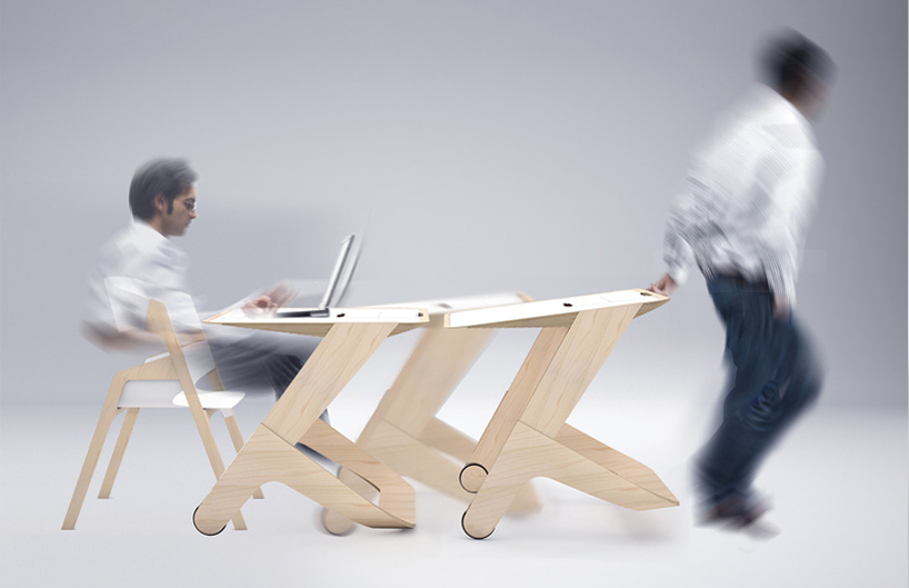 fedor katcuba workinmotion tables furniture designboom