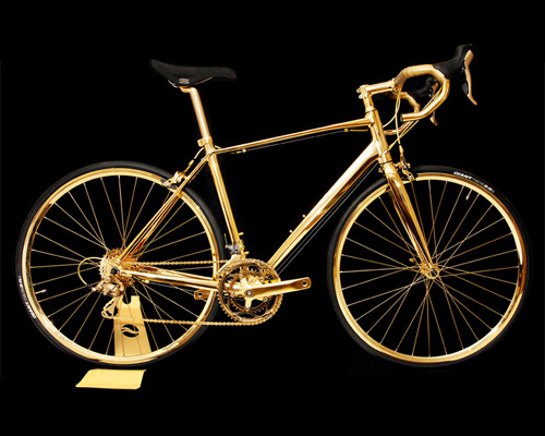 goldgenie's limited edition 24K gold bike to be adorned with diamonds