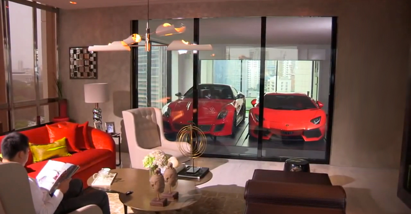 apartments in reignwood's singapore tower boast adjoining sky garages