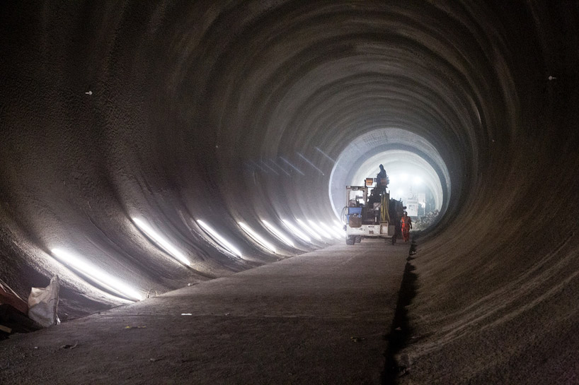 inside the underground network of london's crossrail project