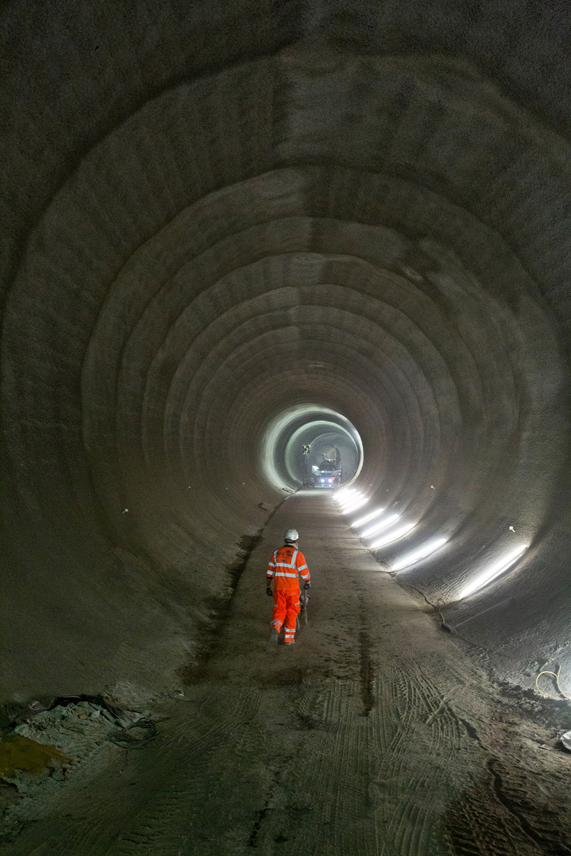 inside the underground network of london's crossrail project