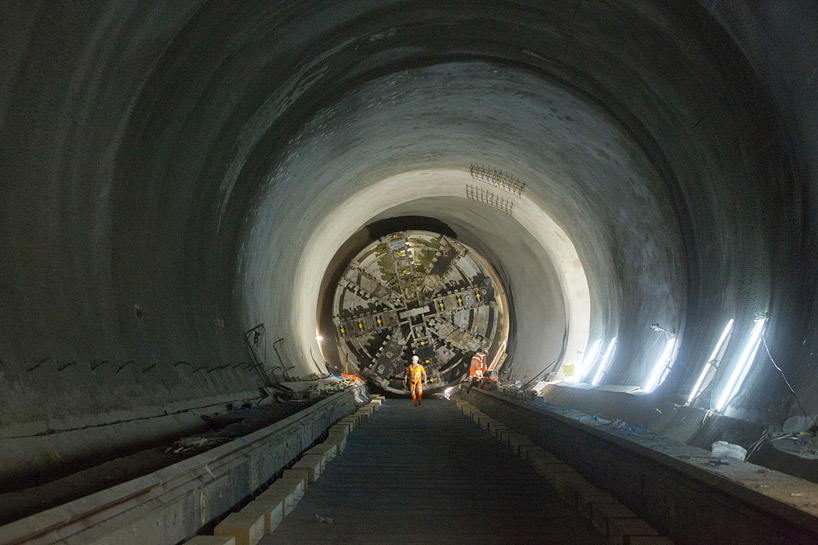inside the underground network of crossrail construction in london