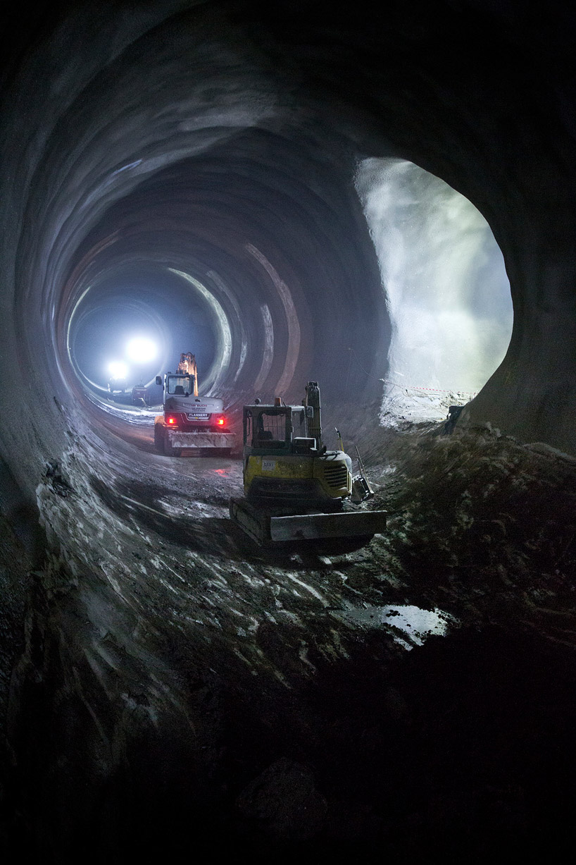 inside the underground network of crossrail construction in london