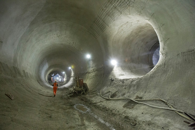 inside the underground network of crossrail construction in london