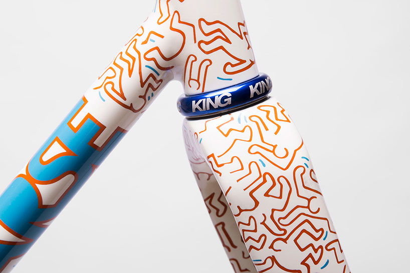 coarse fabrication pays tribute to keith haring with cross bike frame