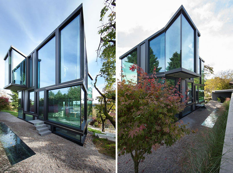 L3P architekten forms trubel after an ascending vineyard stock