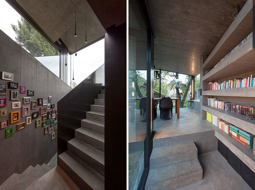 L3P architekten forms trubel after an ascending vineyard stock