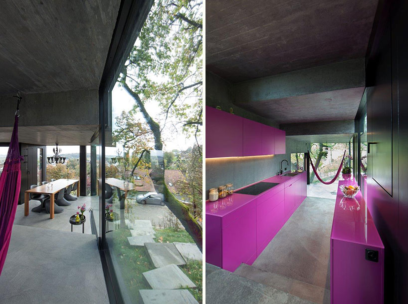 L3P architekten forms trubel after an ascending vineyard stock