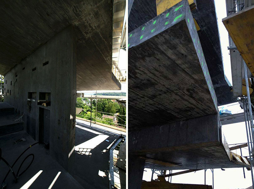 L3P architekten forms trubel after an ascending vineyard stock