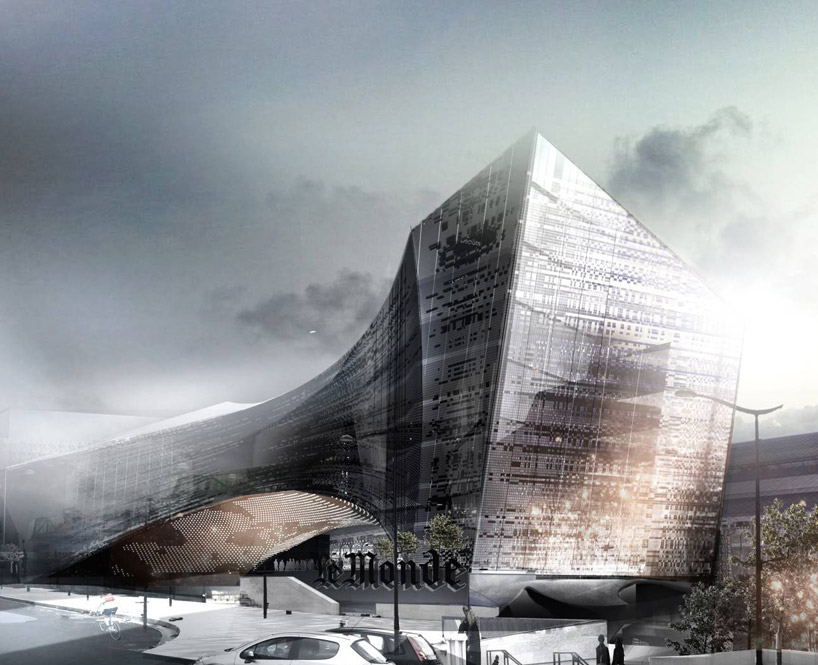 snøhetta wins competition to design le monde headquarters in paris