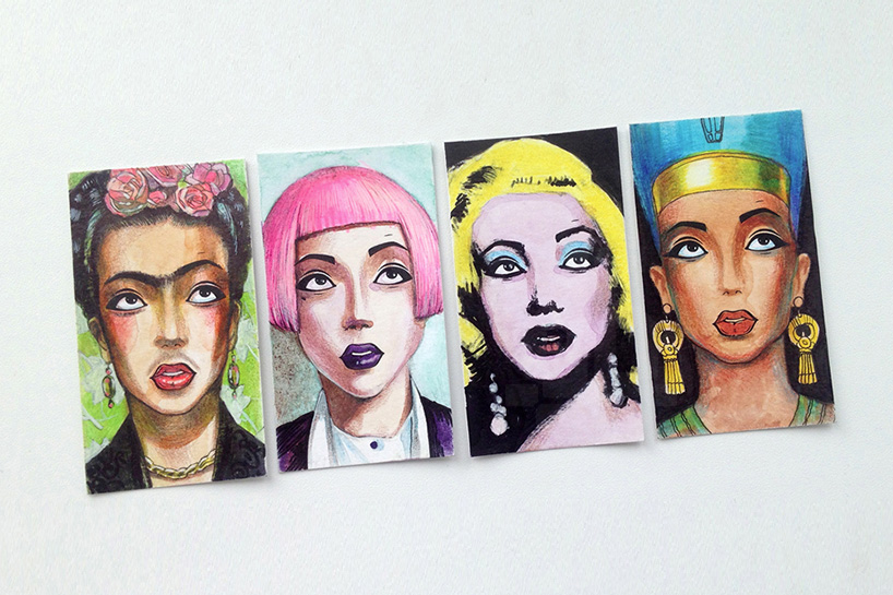 lesha limonov changes faces of makeup artist + hair stylist business card