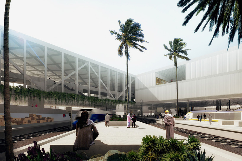 mecanoo rabat agdal train station morocco designboom