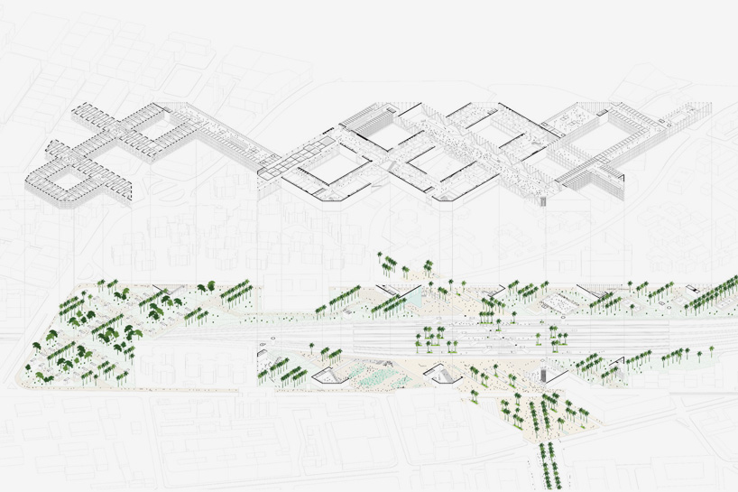 mecanoo rabat agdal train station morocco designboom