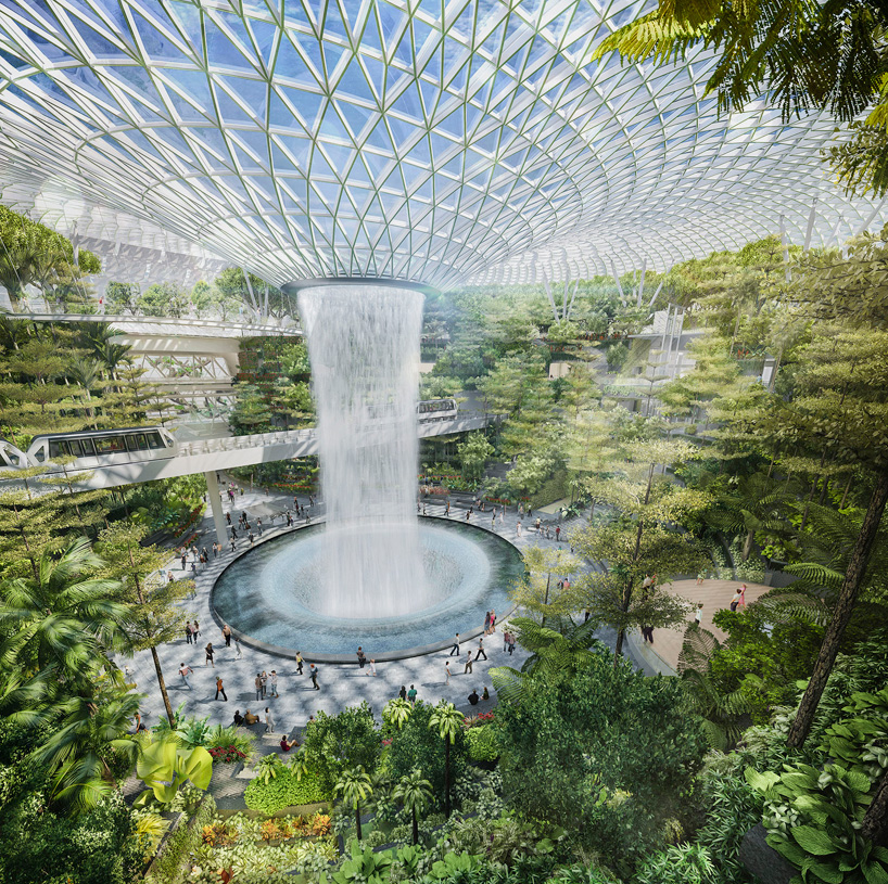 work begins in singapore at moshe safdie's jewel airport expansion