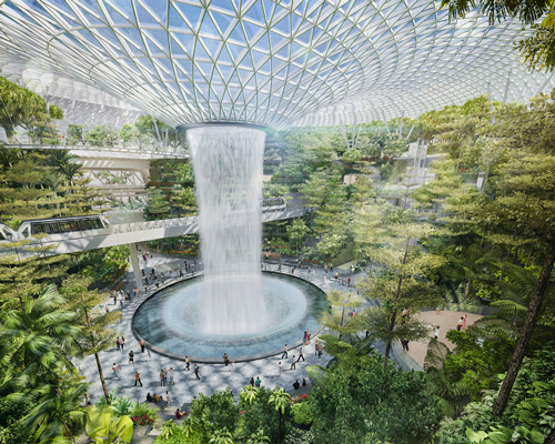 work begins in singapore at moshe safdie's jewel airport expansion