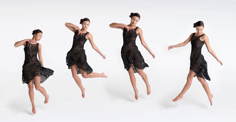 nervous system kinematics 4D print dress created from body scans