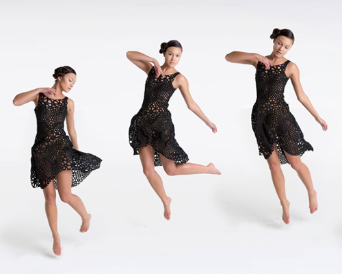 nervous system kinematics 4D print dress created from body scans