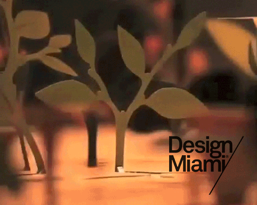 ephemerā kinetic table installation by mischer'traxler for perrier-jouet at design miami/