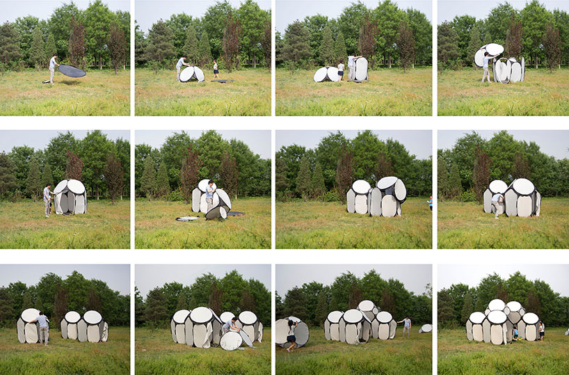 people's architecture office redefines uses for the pop up habitat