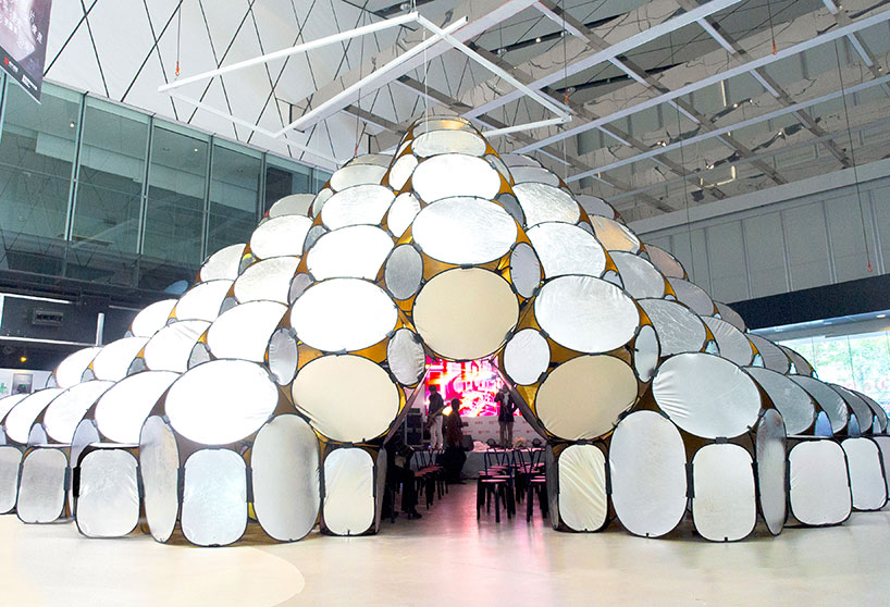 people's architecture office redefines uses for the pop up habitat