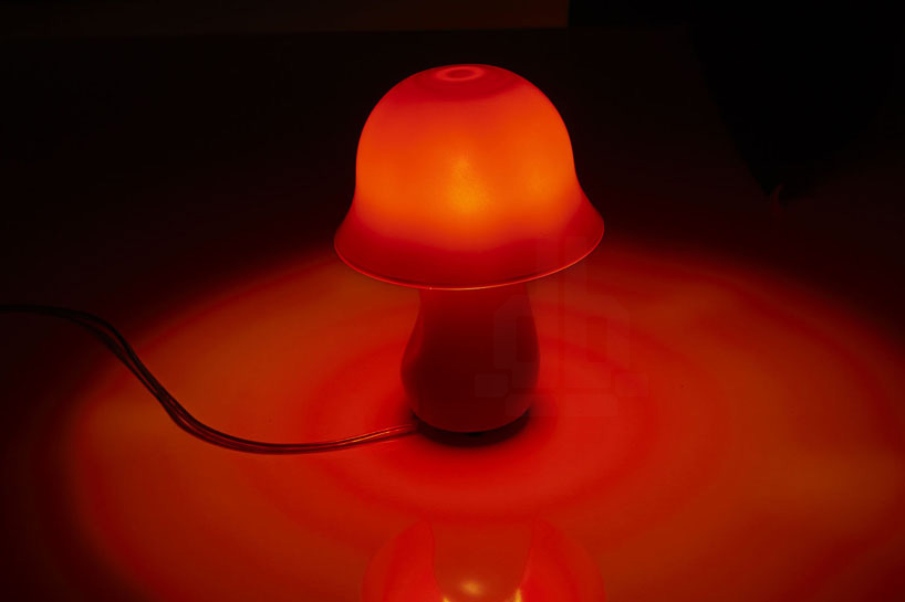 quarch atelier hop low mushroom lamp walt disney fantasia merotto milani atanor