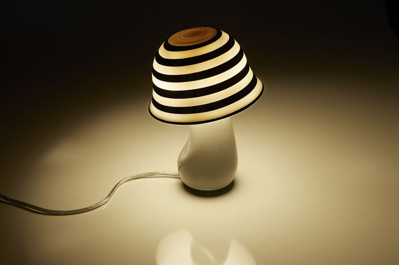 quarch atelier hop low mushroom lamp walt disney fantasia merotto milani atanor