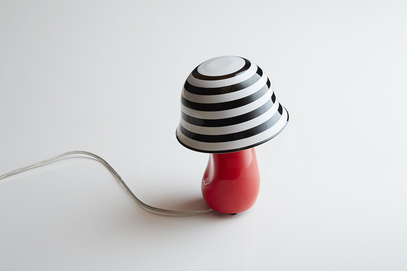 quarch atelier hop low mushroom lamp walt disney fantasia merotto milani atanor