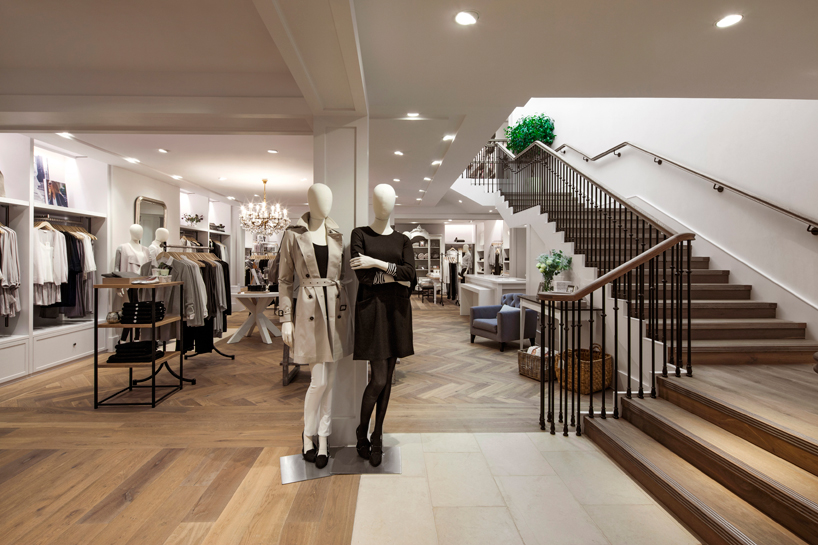 reggiani lighting enhances the white company norwich store experience