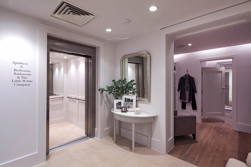 reggiani lighting enhances the white company norwich store experience