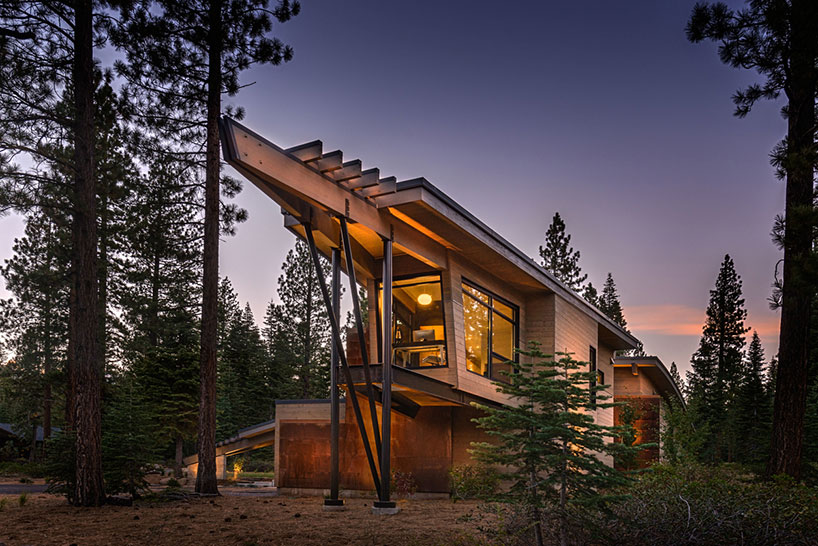sage architecture redefines mountain living with the flight house