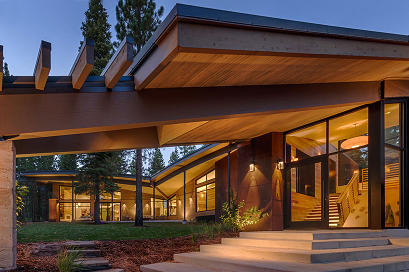sage architecture redefines mountain living with the flight house