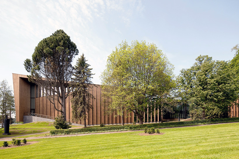 MX_SI extends finland's serlachius museum with timber-clad pavilion