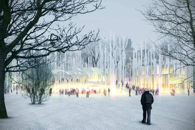 studio ARCVS abstracts symphony for house of hungarian music proposal