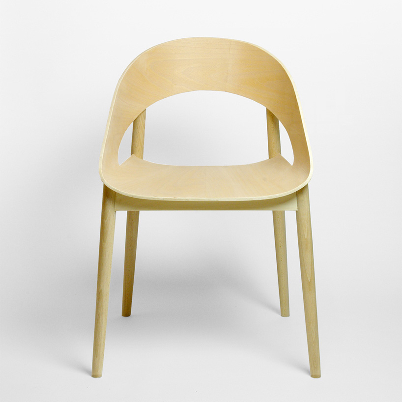 tatsuo kuroda ring chair bent plywood beech