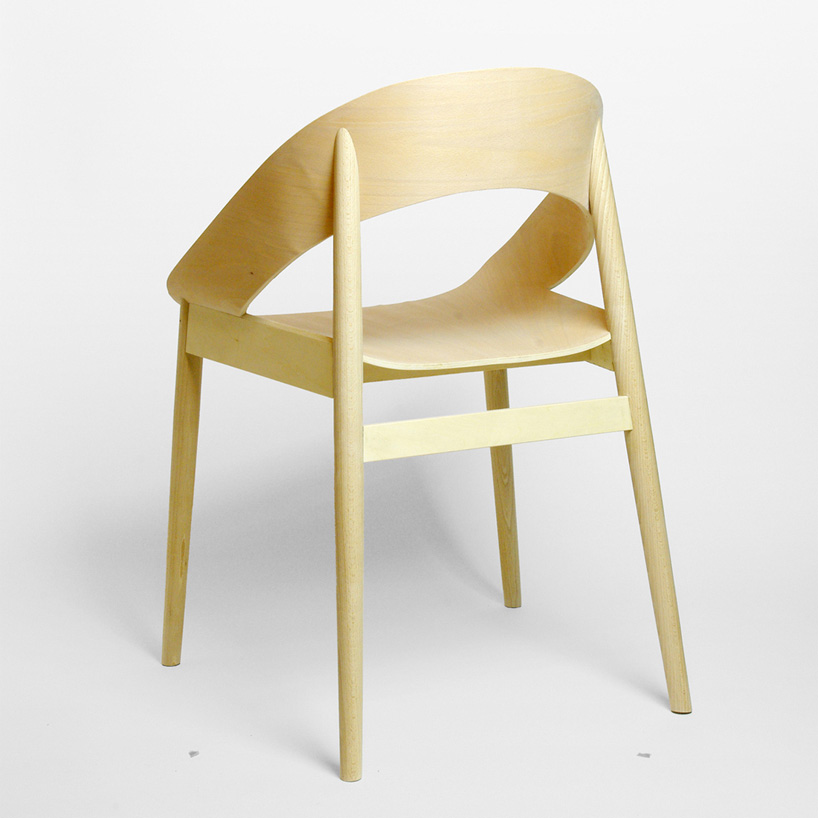 tatsuo kuroda ring chair bent plywood beech
