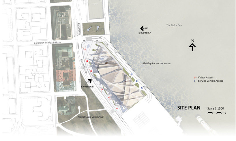 theeAe guggenheim helsinki museum melting ice