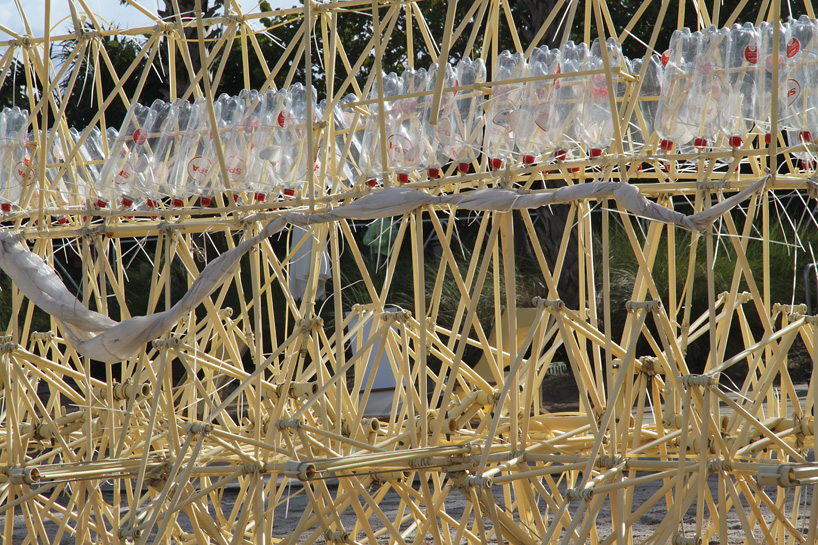 theo jansen's strandbeest adopt 3D printing at art basel miami beach