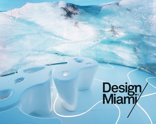 jeanne gang creates glacial environment for swarovski at design miami/