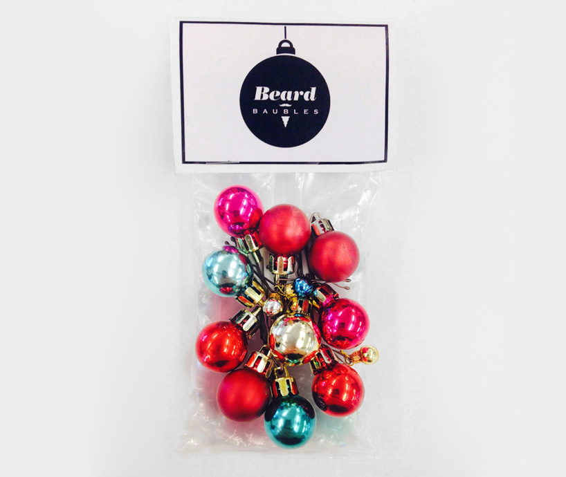 turn your facial scruff into a festive tree with beard baubles 
