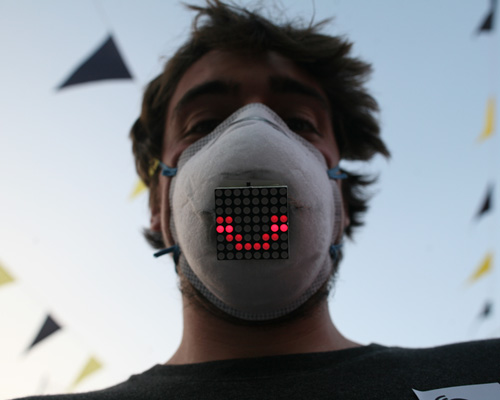 unmask uncovers hidden facial emotions with a LED matrix