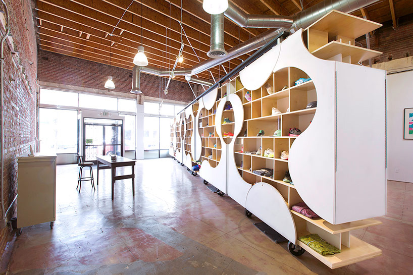 up studio authentix adaptable sneaker boutique los angeles designboom