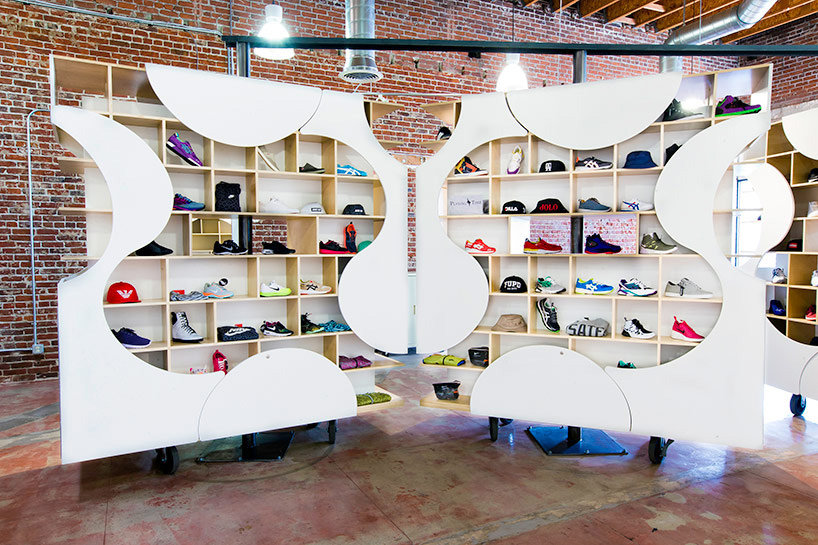 up studio authentix adaptable sneaker boutique los angeles designboom