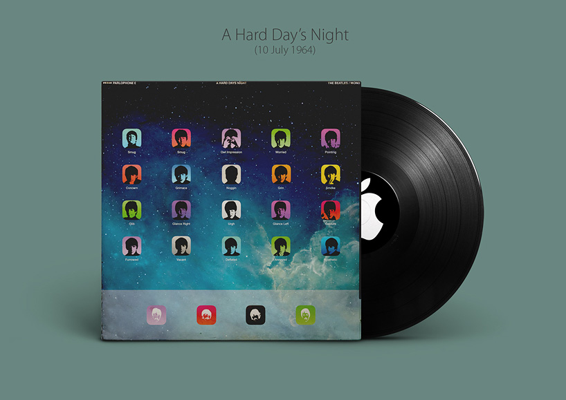 what if apple designed the beatles album covers