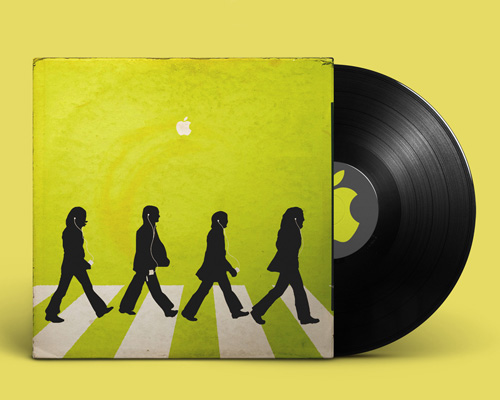 superfi restyles beatles albums as if they were designed by apple