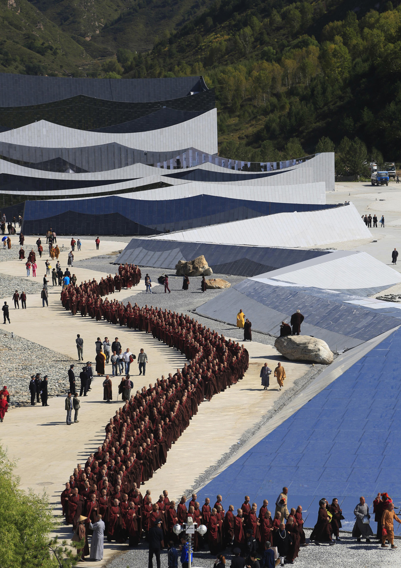 wind chime palace wutai mountain shanxi china designboom