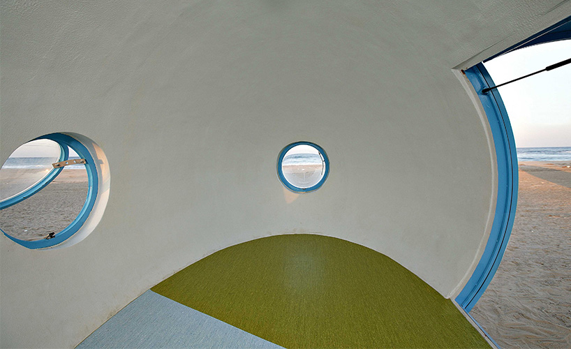 yoon space song pyoung albang egg-shaped outdoor living capsules seoul korea