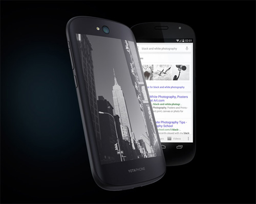two-screened yotaphone 2 smartphone offers reading time up to 100 hours