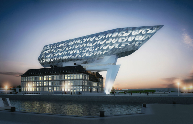 Construction Underway At Zaha Hadid Port House In Antwerp